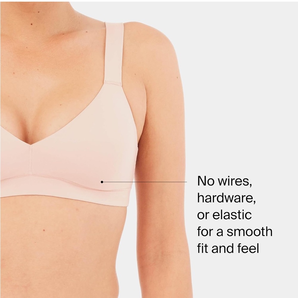 SPANX Bra-Llelujah! Lightly Lined bralette. sz XL in Vintage Rose NWOT - Picture 7 of 9